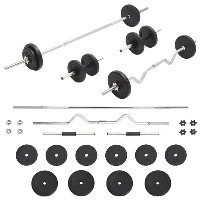 Hitish Ensemble Haltères 2 En 1 Enfant – Barre Ou 2 Haltères, Poids Réglable Eau/Sable, Musculation, Dès 3 Ans