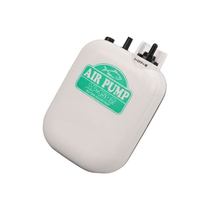 Meilleurs prix pour Vvikizy-pompe à air à oxygène Pompe à air d'aquarium avec tube de pierre silencieux alimenté par batterie aérateur de la pêche