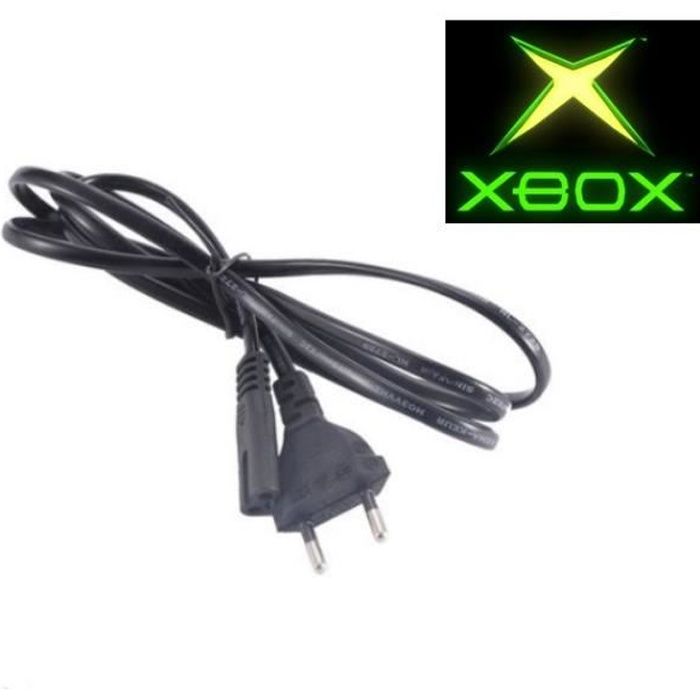 Cable alimentation cordon secteur pour console xbox première génération Cdiscount Informatique