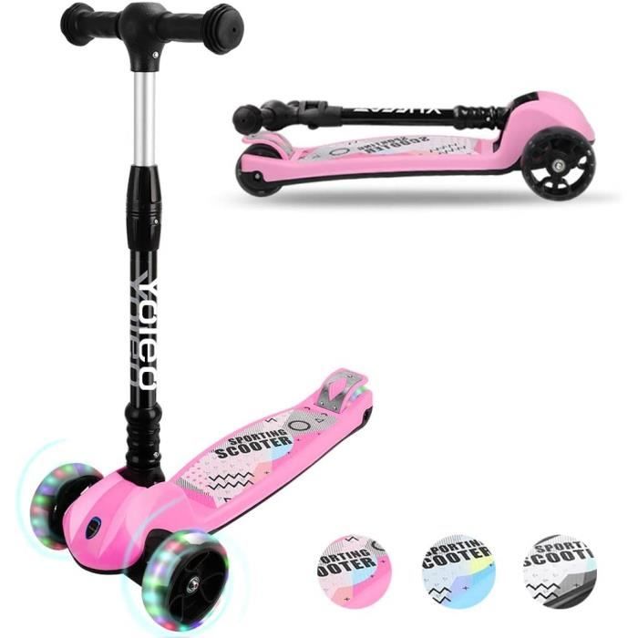 Trottinette Trois Roues pour Enfants Age 3 YOLEO Roues