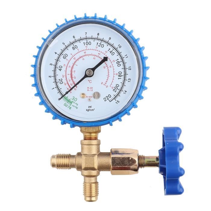 Kit Manomètre Pour Climatisation - Compatible R410A/R32/R134A - Pour Voiture Et Maison