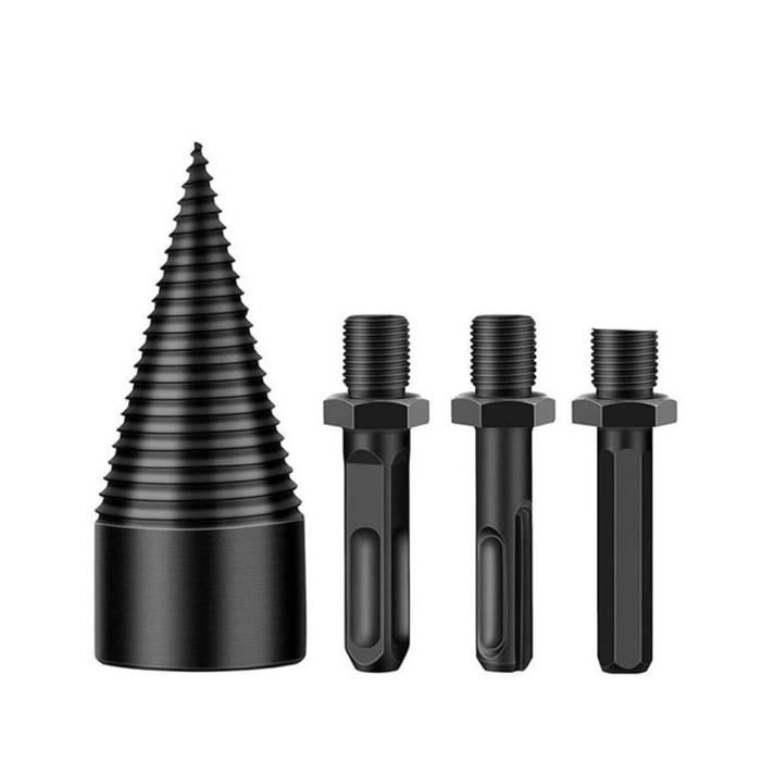 LYPPUL Fendeuse De Bûches, 45mm + 32mm Foret De Fendage De