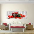 Runa art Tableau Décoration Murale Cuisine Légumes 200x80 cm - 5 Panneaux Deco Toile Prêt à Accrocher 005855b-1