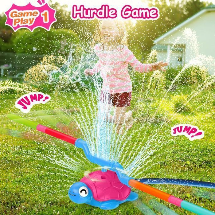 FOSUBOO Arroseur Tortue Rotative Pour Enfants - Jouet D'Eau Extérieur Idéal Jardin Et Pelouse