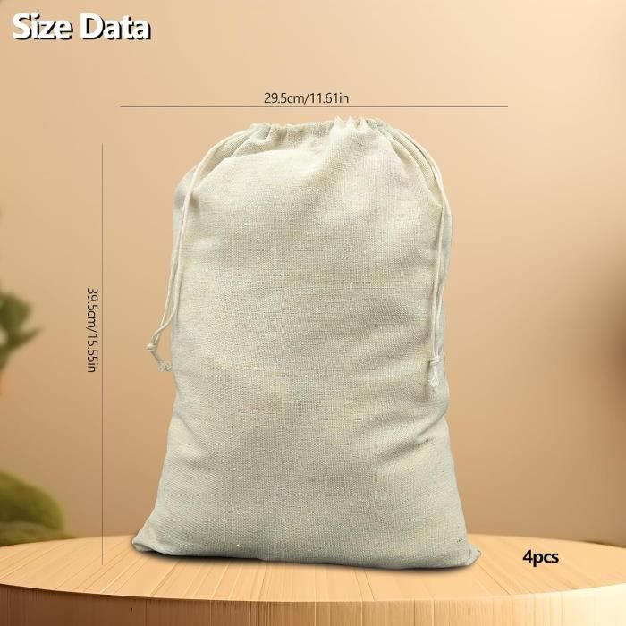 Sac Pain Tissu 3Pcs Sac Baguette De Stockage Sac Congelation