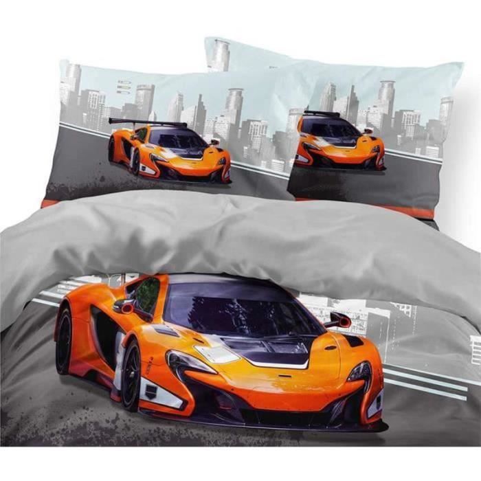 Short Pyjama Homme Motif Voiture De Course – Satiné Doux Et Confortable