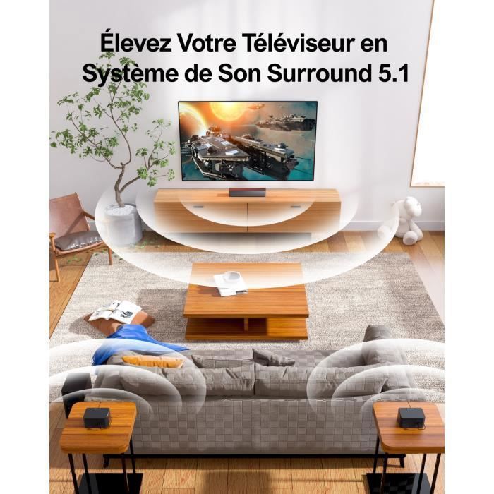 Barre De Son ULTIMEA SurroundX 7.1 HOME CINEMA 410W - Bluetooth HDMI ARC - Modèle S70 ULTRA