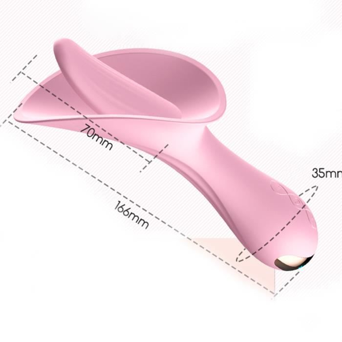 Vibromasseur Clitoridien Et Point G – Silicone Souple, Silencieux Et Puissant – Rouge