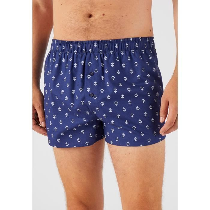 Calecon Damart Lot de 3 calecons homme Lot Bleu Lot bleu Cdiscount Pret a Porter