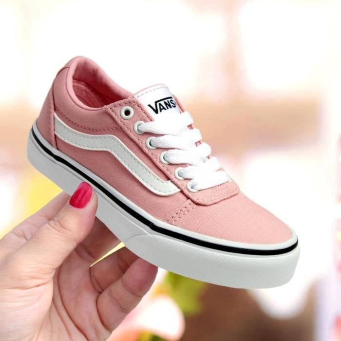 Vans enfant hotsell rose