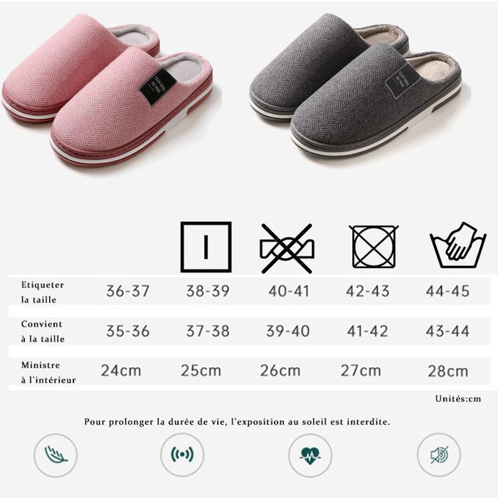 Pantoufles Femme Hiver En Peluche Douce - Bout Ouvert, Antidérapantes, Confort Chaud Intérieur/extérieur - Blanc/Rose