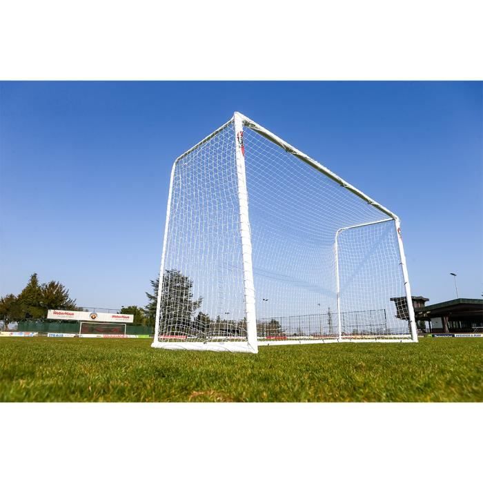 But De Football POWERSHOT® 1,8x1,2m - UPVC, Résiste Aux Intempéries, Garantie 2 Ans, Livré Avec Filet - 10
