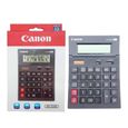 CANON Calculatrice de bureau AS-2200 - 12 chiffres - Panneau solaire, pile - Gris foncé-2