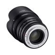 SAMYANG Objectif MF 50 mm T1,5 VDSLR MK2 Canon EF cinéma et vidéo T1,5 Normal pour Canon EF Mount, Distance focale Fixe de 50 mm,-2