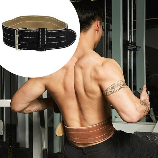 Poids de levage ceintures fitness gym entraînement néoprène 8" large soutien brace noir