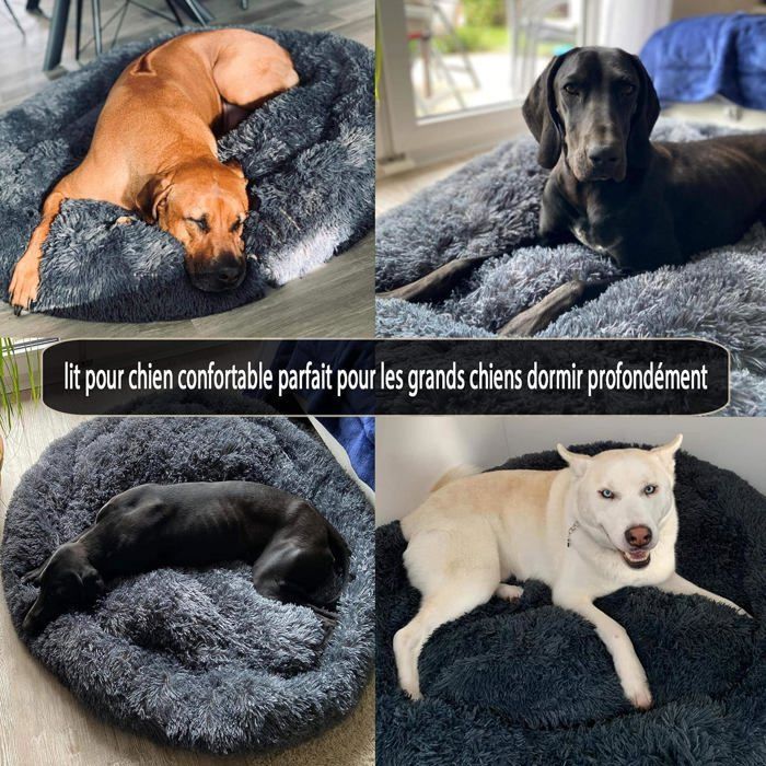 Panier Moelleux Pour Chien/chat Mateju 45x30 Cm - En Peluche, Fond Antidérapant, Lavable | Lit Confortable Intérieur - 10