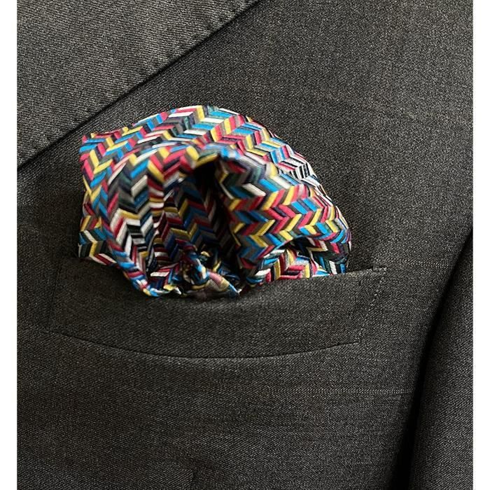 Pochette de costume pour homme 100 en soie Mouchoir de poche