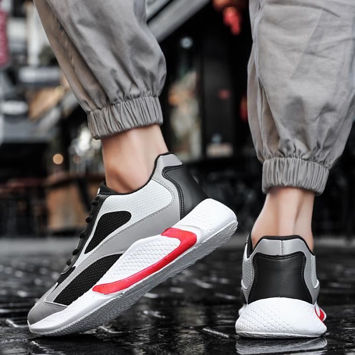 BASKET homme BASKET d ete en mesh respirant loisir gris GO Gris Cdiscount Chaussures