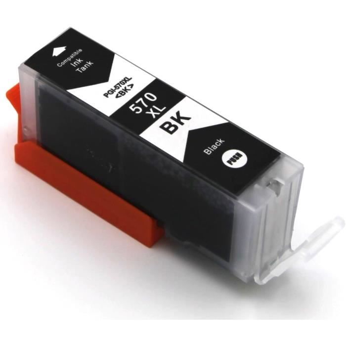 5 Cartouches D'encre Compatibles Canon – PGI 570 XL & CLI 571 XL – Pour TS, MG, PIXMA – Bergsan