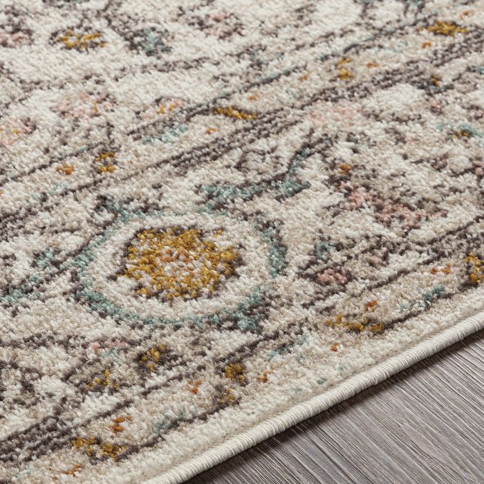 Tapis Rond Imprimé Fleur De Lotus - 80 Cm De Diamètre - Antidérapant Et Lavable En Machine - Pour Salon, Chambre, Bureau - 8