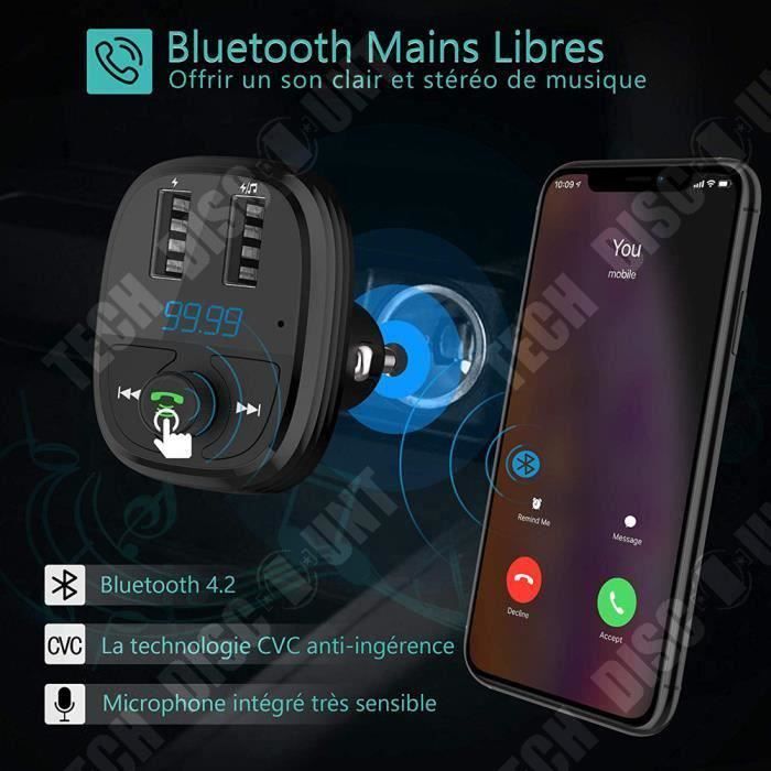 Émetteur FM PrimeAudio Pour Smartphone – Se Branche Sur L'autoradio