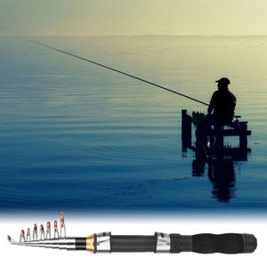 Mini Canne à Pêche Pliable Avec Moulinet – Ultra-légère 1 M, En Alliage D'aluminium, Parfaite Pour Les Sorties Spontanées
