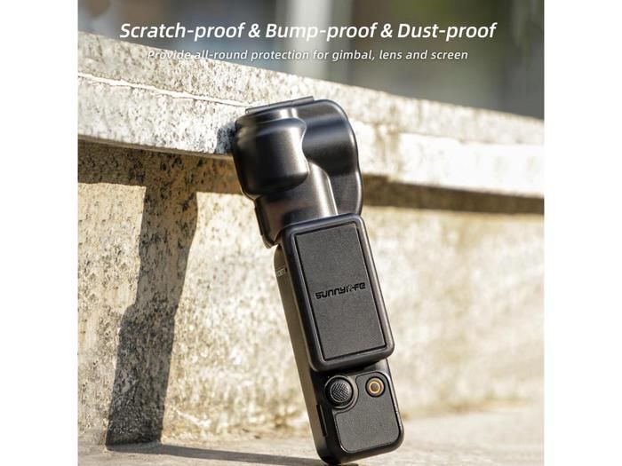 Buziba Coque De Protection Silicone Pour DJI Osmo Pocket 3 - Housse Antichoc Cardan Et Caméra - Gris