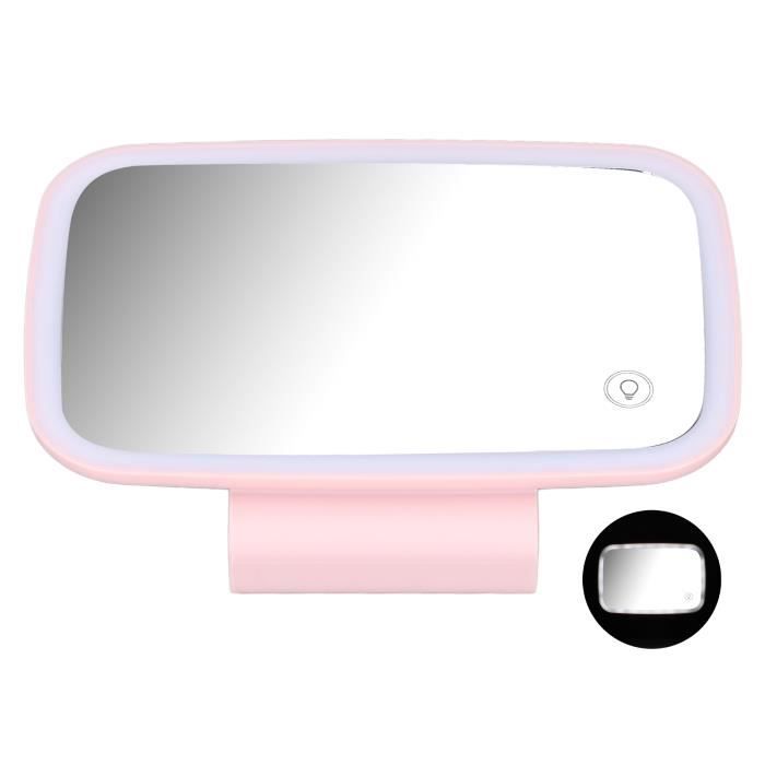 Akozon Miroir pare-soleil à LED Pare-soleil de voiture miroir de