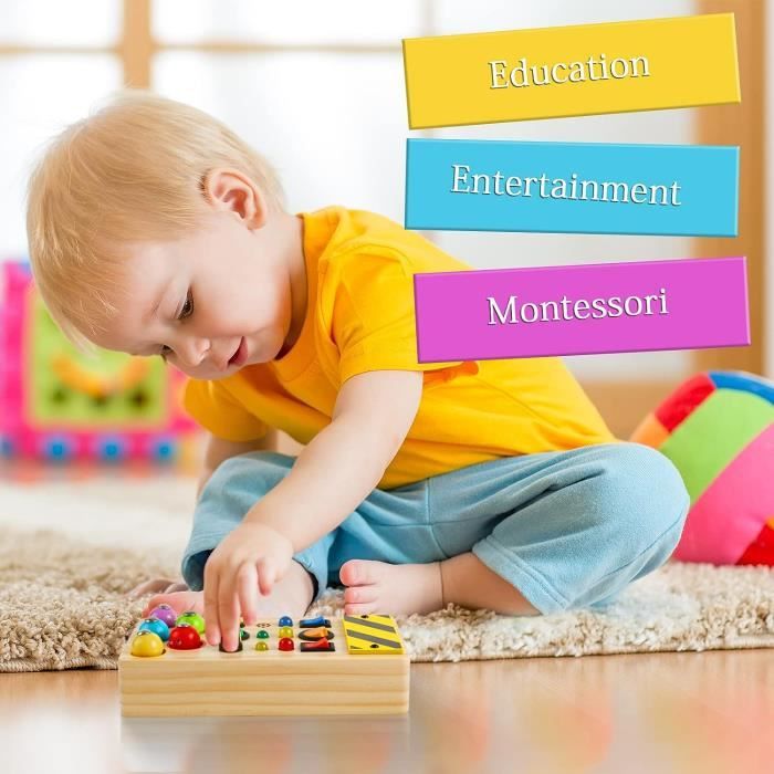 Jouets de simulation de volant pour bébé, Montessori, planche occupée, poussette, conduite précoce, cadeau de voyage pour garçon et fille Jouets de simulation de volant pour bébé, Montessori, planche occupée, poussette, conduite précoce, cadeau de voyage pour garçon et fille