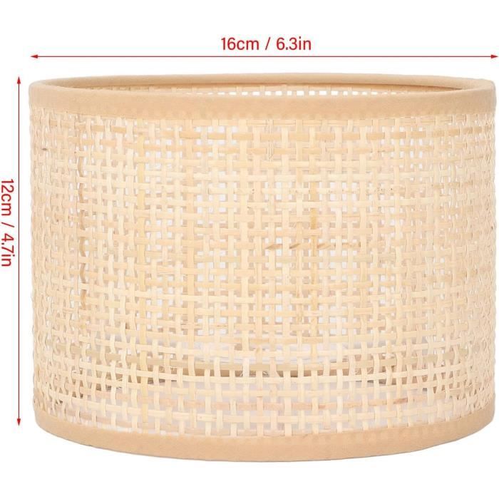 Abat-jour Tissé Abat-jour Lampadaire Décors à La Main Lanterne Lustre