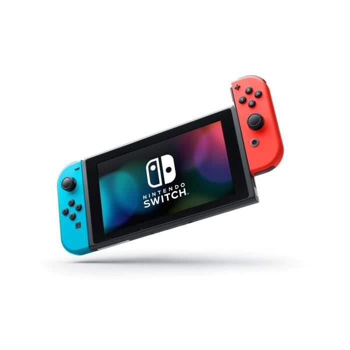 Console portable - Nintendo - Switch - Rouge/Bleu Néon - 32