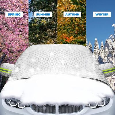 Housse Pare-Brise YUZHEDM 230x148cm - Anti-Givre 3 Couches Hiver/Été Voiture