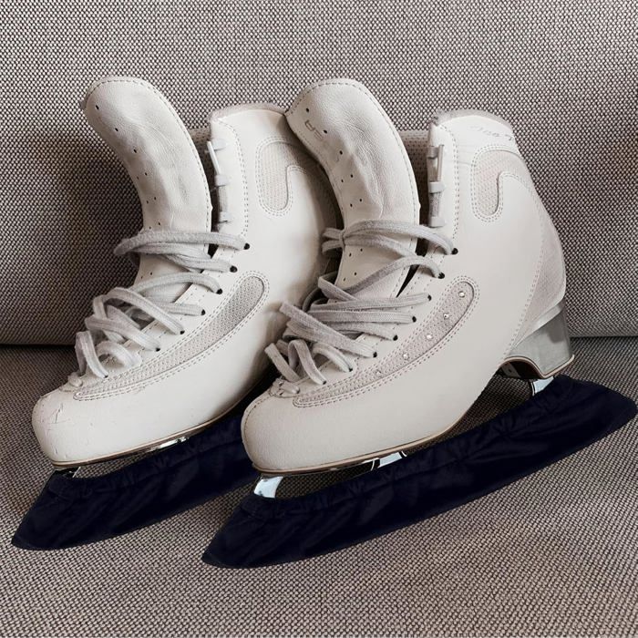 Lipstore 2 Pcs Couvre-Lame de Patins à Glace, Équipement de Protection pour Patins Garçons Filles Accessoires de Manchon Protecteur pour Patins de Hockey Patins Artistiques Noir P Lipstore 2 Pcs Couvre-Lame de Patins à Glace, Équipement de Protection pour Patins Garçons Filles Accessoires de Manchon Protecteur pour Patins de Hockey Patins Artistiques Noir P