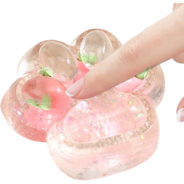 Squishy Geant Squishy Patte Gu00e9ante Big 7x6 Cm Cat Paw Squishy Toy Jouet U00c0 Presser En Forme De Pattes De Chat Jouets Squishy Fidget Toys Jouet Anti-Stress Pour Adultes Et Enfant Labubu