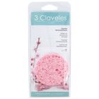 Eponge Démaquillante - 3 CLAVELES - 7cm - Forme Ronde - Démaquillage Efficace - Retrait Masques