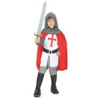 VEGAOO Costume Enfant Chevalier Croisé Garçon - Marque - Taille 4/6 ans - Rouge - Extérieur