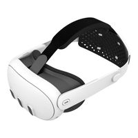 DEVASO Sangle de tête compatible avec le casque Meta Quest 3 VR, sangle réglable version 2.0