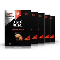 180 CAPSULES COMPATIBLES NESPRESSO® USAGE DOMESTIQUE - ESPRESSO FORTE - 5 Boites de 36 Capsules Café Système Nespresso®