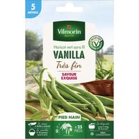 VILMORIN Graines de haricot vanilla - 5 M