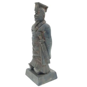 DÉCO ARTIFICIELLE Statuette guerrier chinois Qin 3 L, hauteur 14.5 c