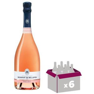 CHAMPAGNE Lot de 6 - Champagne Besserat de Bellefon Rosé - 7