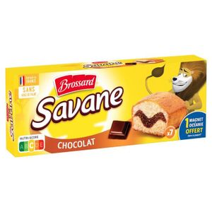 MARBRE & BROWNIE LOT DE 4 - BROSSARD - Savane Chocolat Gâteaux marbrés - boite de 7 sachets de 30 g