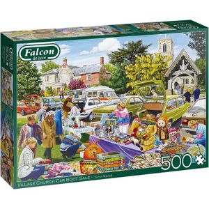 PUZZLE Puzzle Falcon - Village Church Car Boot Sale - 500