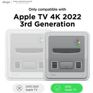 BOITIER - COQUE DE CLÉ elago T4 Coque Compatible avec Apple TV 4K 3ème Gé