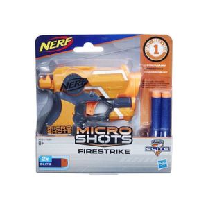 PISTOLET BILLE MOUSSE Hasbro Nerf Microshots N-Strike Elite Firestrike a