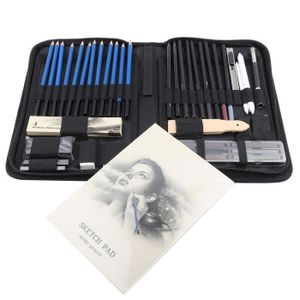 KIT DE DESSIN HURRISE Ensemble de 48 crayons de dessin professio