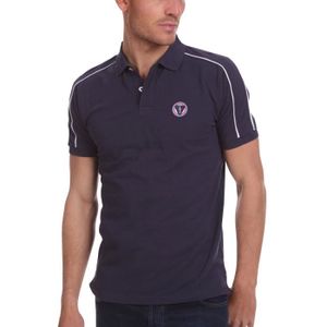 Messieurs-polo-shirt de 4 wards marine taille s Messieurs-polo-shirt de 4 wards marine taille s