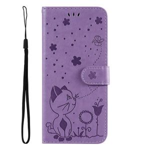 Rouge Laybomo Coque pour Samsung Galaxy A10 SM-A105F Housse Etui Cuir Style-Papillon Pochette Portefeuille Aimant Protecteur Flip Cover Doux TPU Silicone Etui Galaxy A10 A105G avec Slot pour Carte 