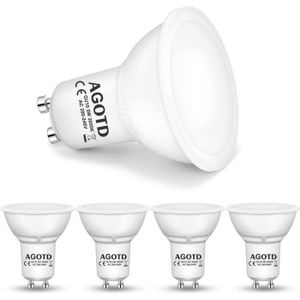 Ampoule GU10 LED, 2.4W Équivalent À 35W Halogène, 2700K Blanc Chaud 230 Lm,  Ampo