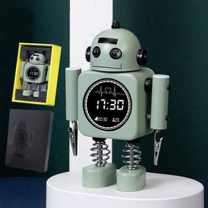 RÉVEIL ENFANT Réveil Robot, Réveil Enfant Avec Led Affichage De 
